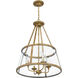 Barlow 4 Light 20 inch Weathered Brass Pendant Ceiling Light