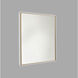 Cadre 30 X 30 inch Satin Brass Backlit Wall Mirror