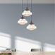 Art Glass 1 Light 9 inch English Bronze Mini Pendant Ceiling Light
