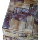 Mireille 39.4 X 39.4 inch Brown/Black Coffee Table