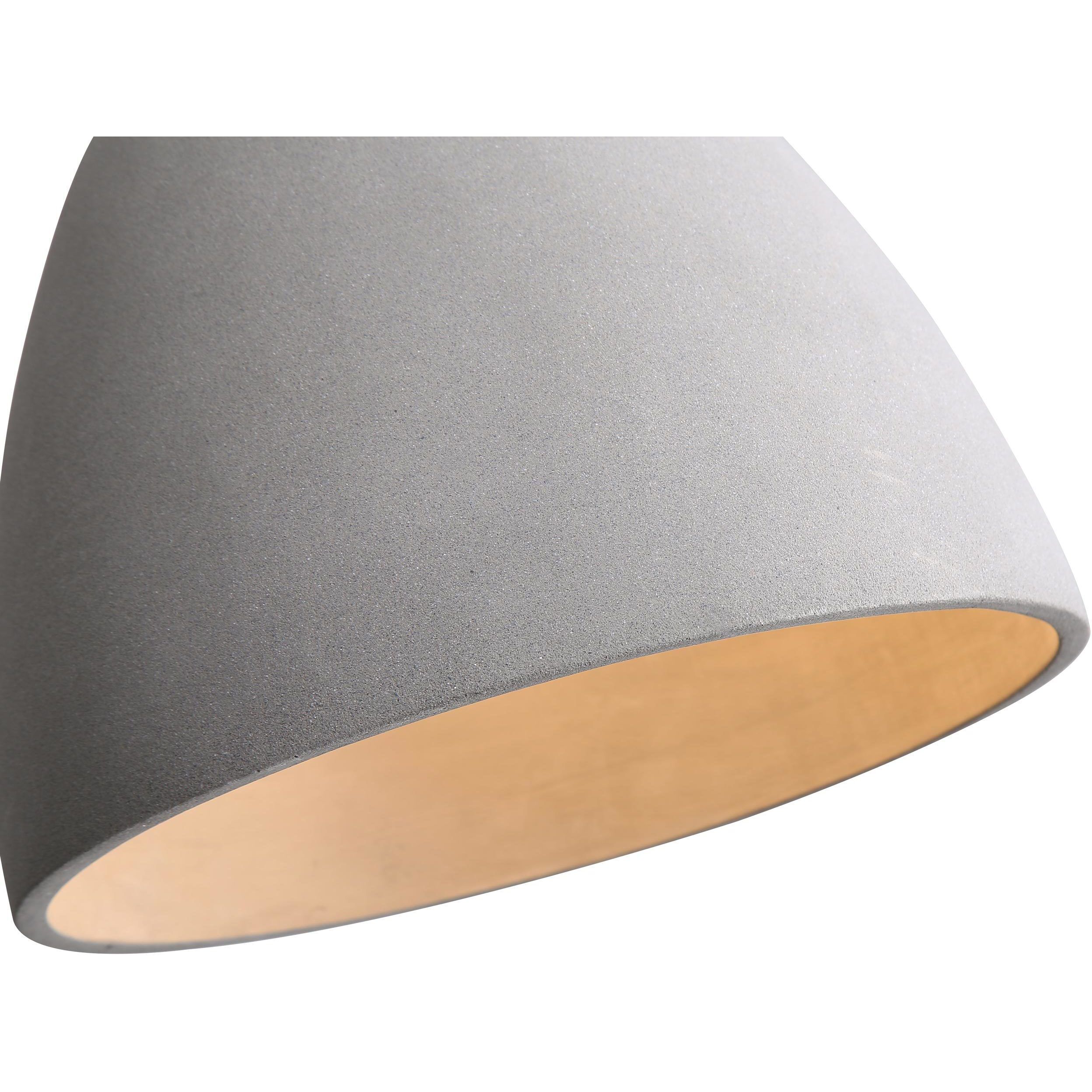 Aethera Pendant Ceiling Light in Grey Cement