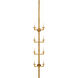 Kelly Wearstler Liaison 8 Light 12.75 inch Antique-Burnished Brass Statement Sconce Wall Light in (None)