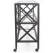 Doshi 51 inch Matte Black Rolling Console