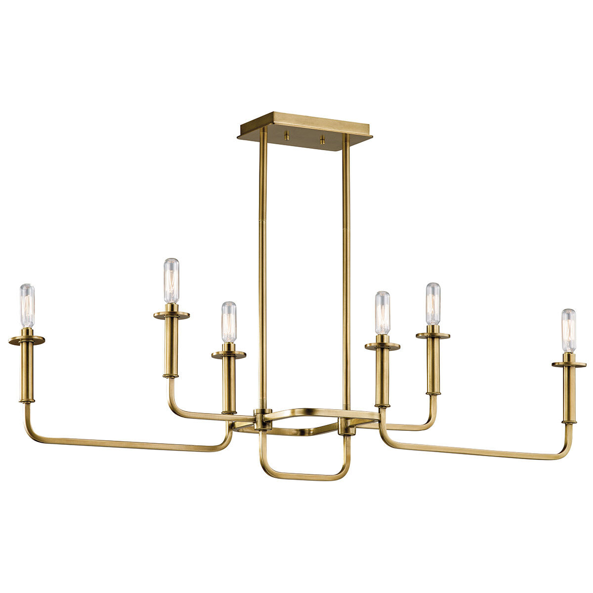 Kichler alden chandelier top