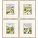 Garden Retreat II Green and Brown and Pink and White Framed Art, The Studio