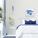 Waterside Collection Blue Framed Art