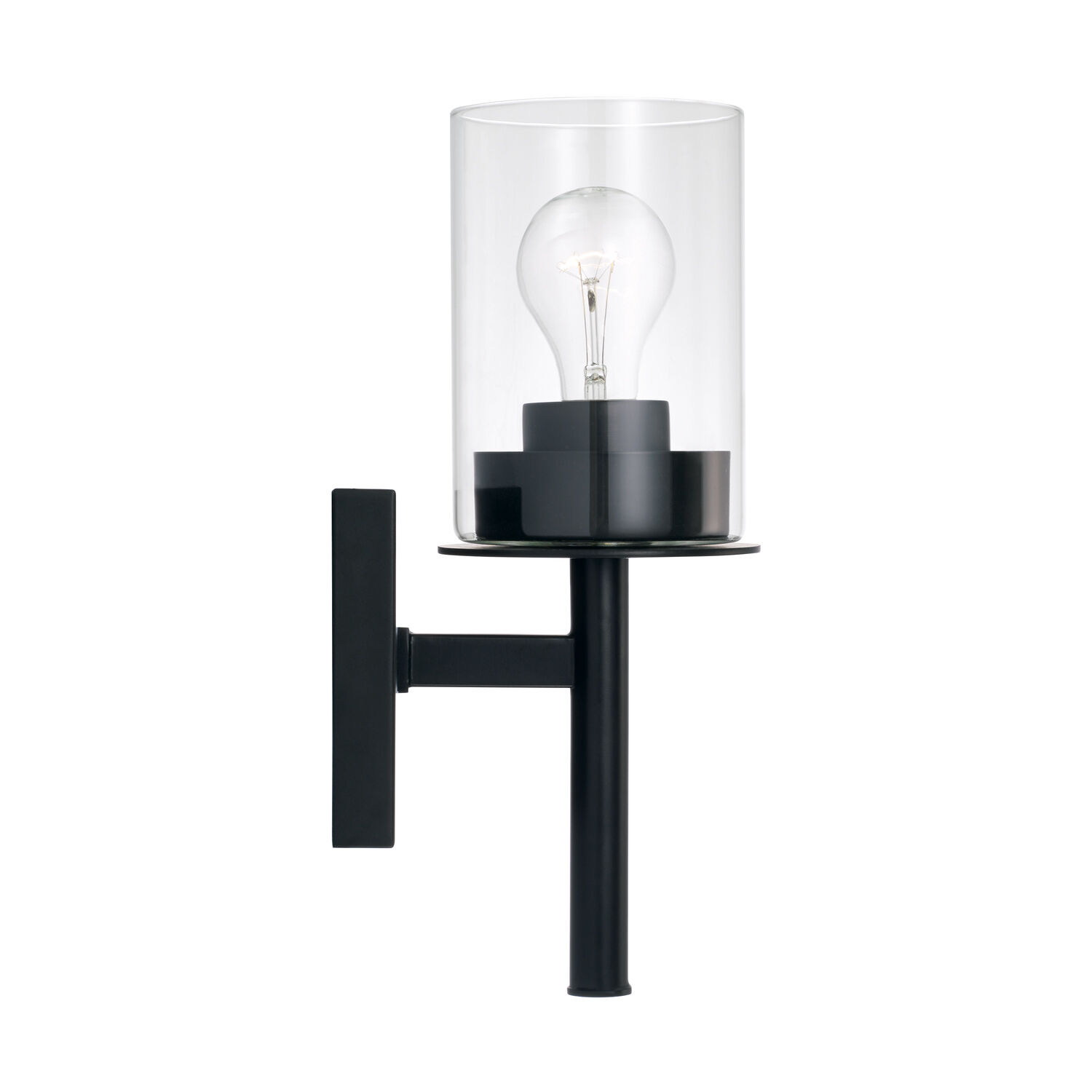 Mason 1 Light 5 inch Matte Black Sconce Wall Light