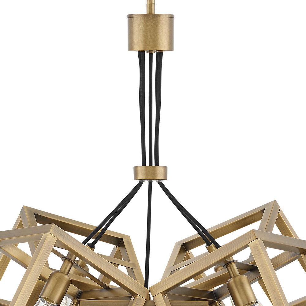 Ensemble LED 28.25 inch Brushed Bronze Chandelier Ceiling Light