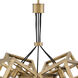 Ensemble LED 28.25 inch Brushed Bronze Chandelier Ceiling Light