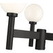 Laurent 3 Light 30 inch Black Outdoor Post Mount Fixture