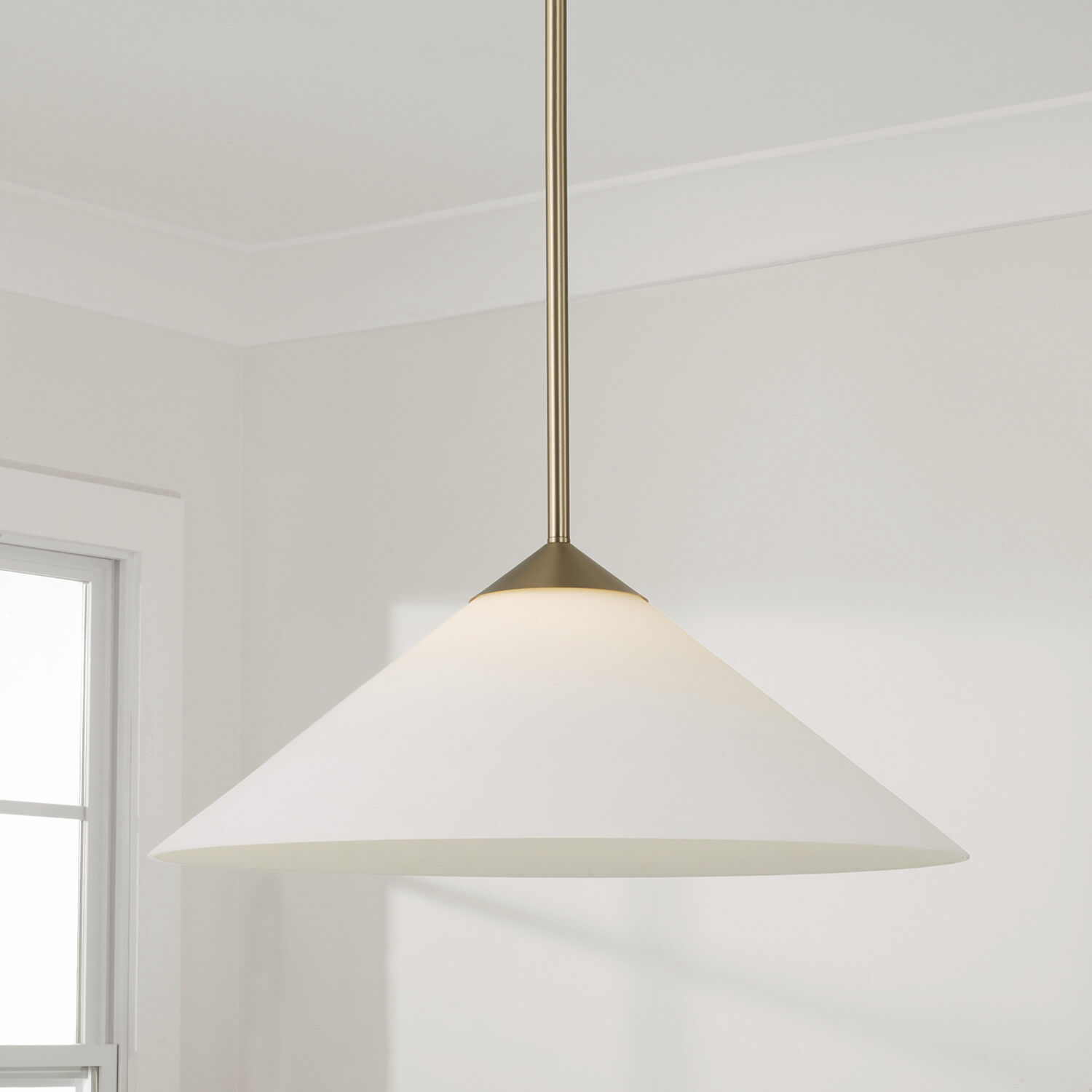 Gatsby 1 Light 22 inch Matte Brass Pendant Ceiling Light