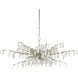 Forest Dawn 8 Light 60.25 inch Textured Silver Chandelier Ceiling Light, Aviva Stanoff Collection