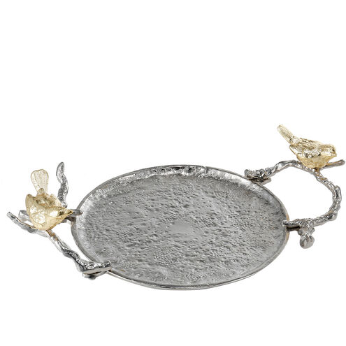 Alvada Gold and Silver Tray