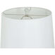 Conical 31.5 inch 150.00 watt Light Blue Washed Table Lamp Portable Light