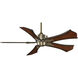 Blades Wood Antique Bamboo/Walnut 22.12 inch Each Fan Blades