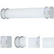 Clarion 2 Light 25 inch Brushed Nickel Wall Lamp Wall Light