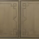 Crawford 59 X 15.7 inch Beige Brushed and Silver Sideboard