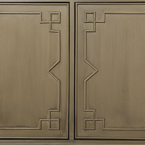 Crawford 59 X 15.7 inch Beige Brushed and Silver Sideboard