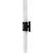 Zigrina 2 Light 5.25 inch Satin Brushed Black Wall Sconce Wall Light