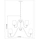 Gianna 9 Light 32 inch Matte Black Chandelier Ceiling Light