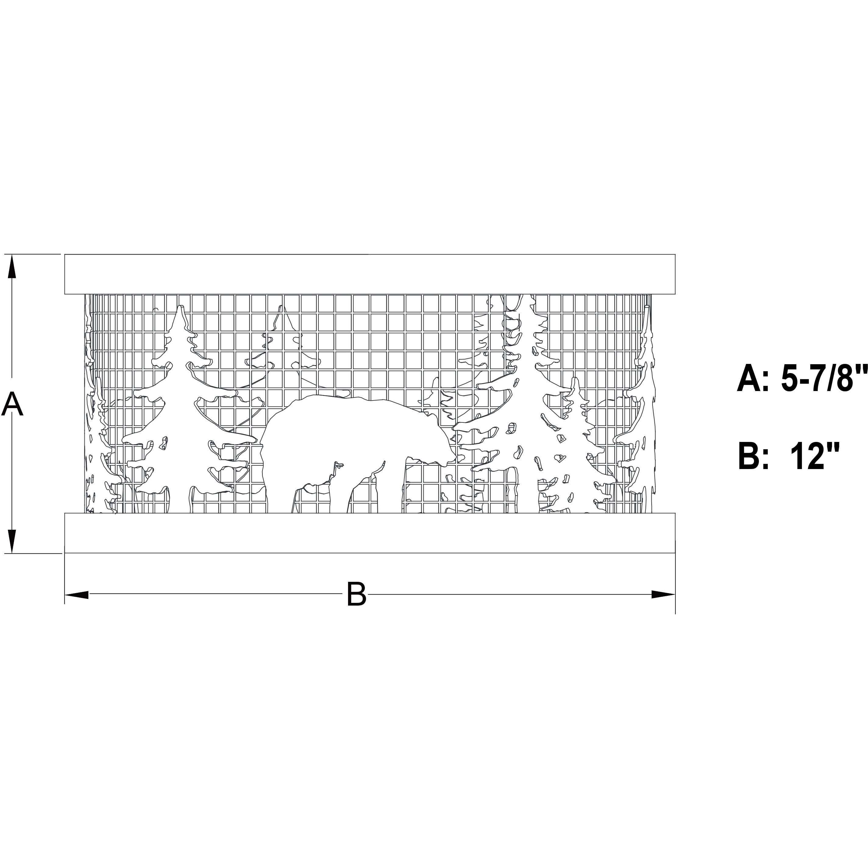 Kodiak LED 12 inch Black and Burnished Teak Flush Mount Ceiling Light