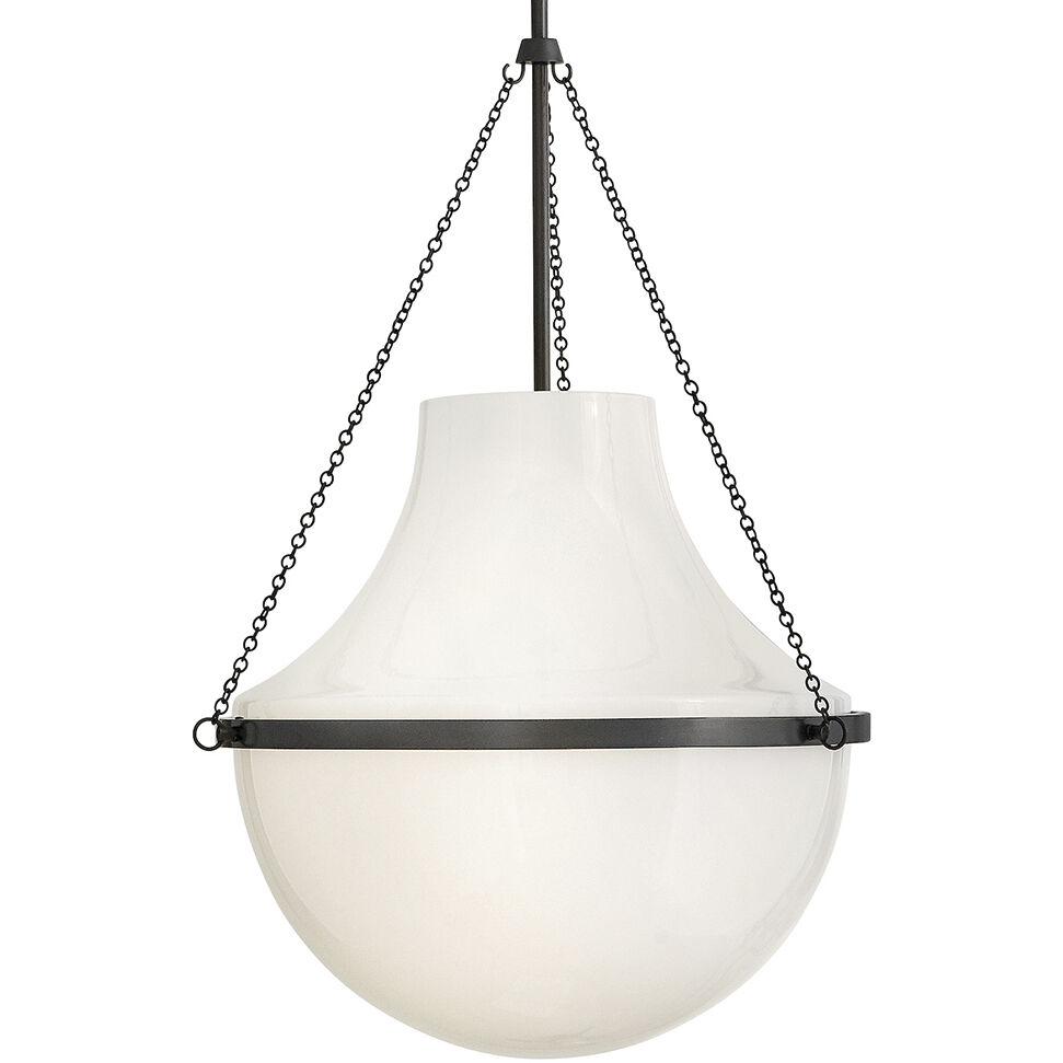 Collins 1 Light 20 inch Black Oxide Chandelier Ceiling Light