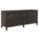 Quadrant 75.5 X 23 inch Ebony Walnut Sideboard, 3 Door