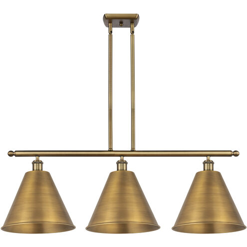 Ballston Cone LED 38.5 inch Brushed Brass Island Light Ceiling Light