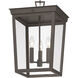 Belmont 3 Light 12 inch Twilight Bronze Outdoor Pendant