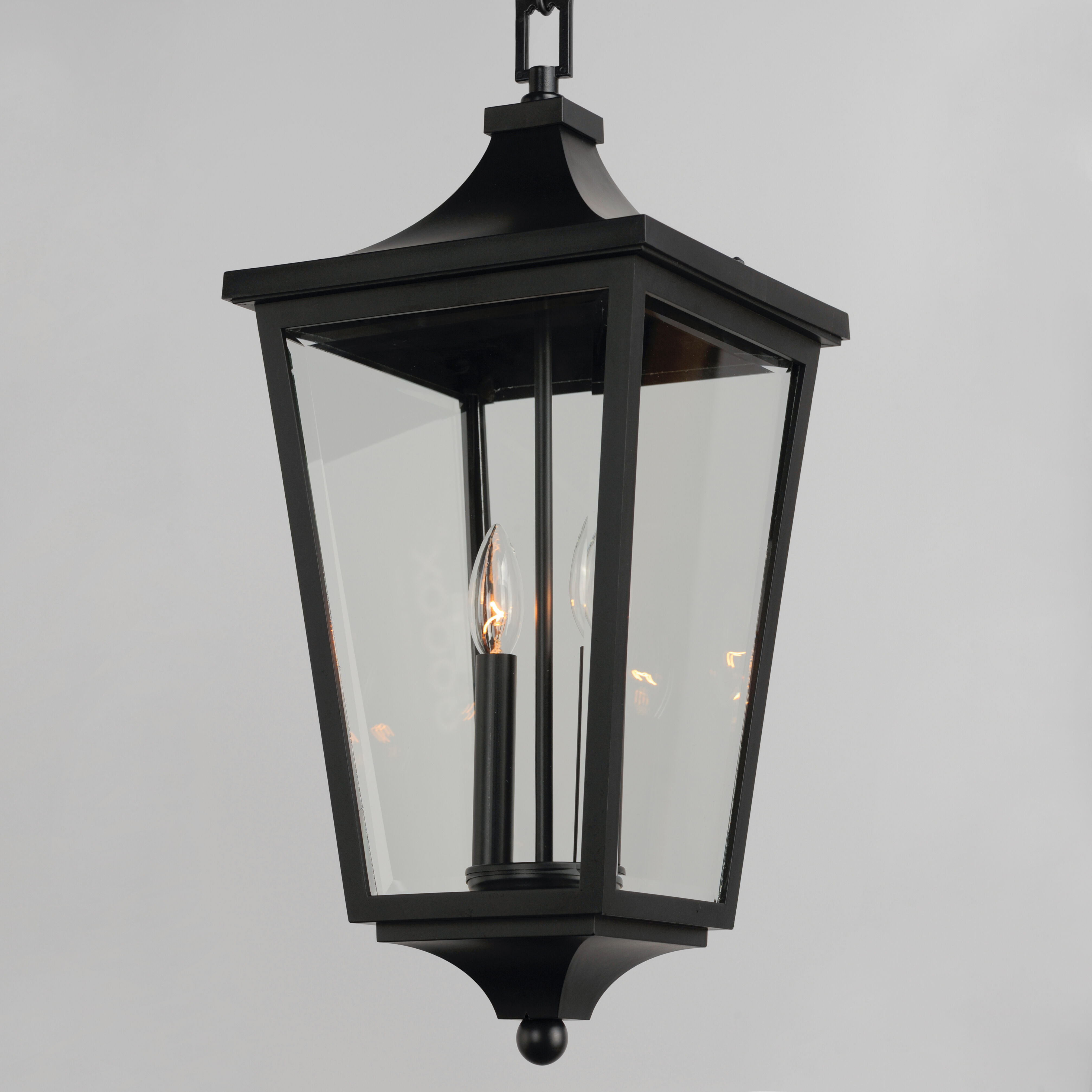 Sutton Place VX 2 Light 10 inch Black Outdoor Pendant
