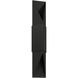 Brera 2 Light 30 inch Matte Black Exterior Wall Sconce