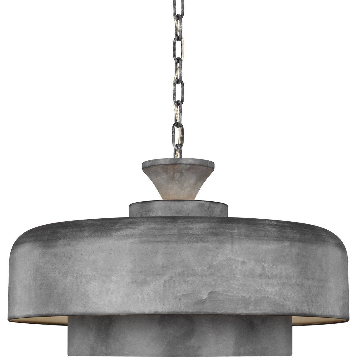 ED Ellen DeGeneres Haymarket 1 Light 18.13 inch Weathered Galvanized Pendant Ceiling Light