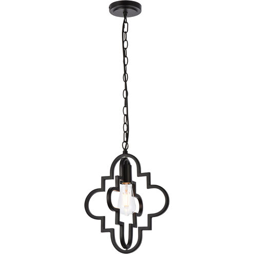 Sandara 1 Light 11 inch Black Pendant Ceiling Light