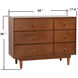 Dann Foley Walnut Brown Dresser