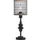 Signature 2 inch 60 watt Black Table Lamp Portable Light