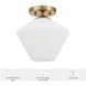Celestial Valley 1 Light 10 inch Alturas Gold Flush Mount Ceiling Light, Small