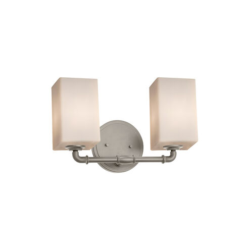 Fusion 14 inch Brushed Nickel Bath Bar Wall Light