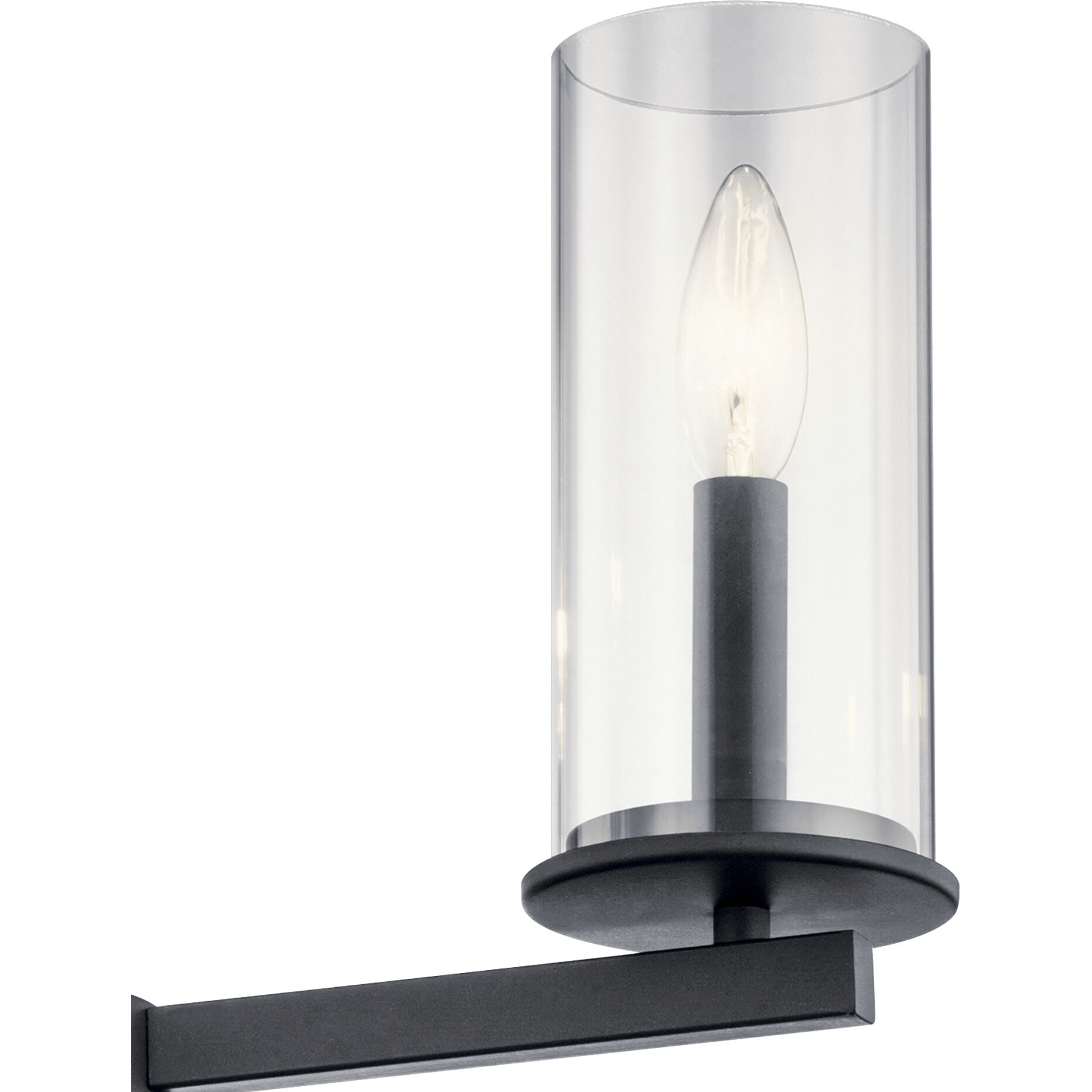 Crosby 3 Light 18 inch Black Chandelier/Semi Flush Ceiling Light