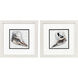 Ocean Treasure Brown and Blue and Gray and Green Framed Art, Propac
