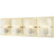 Morgan 4 Light 31 inch Satin Brass Bath Vanity Light Wall Light