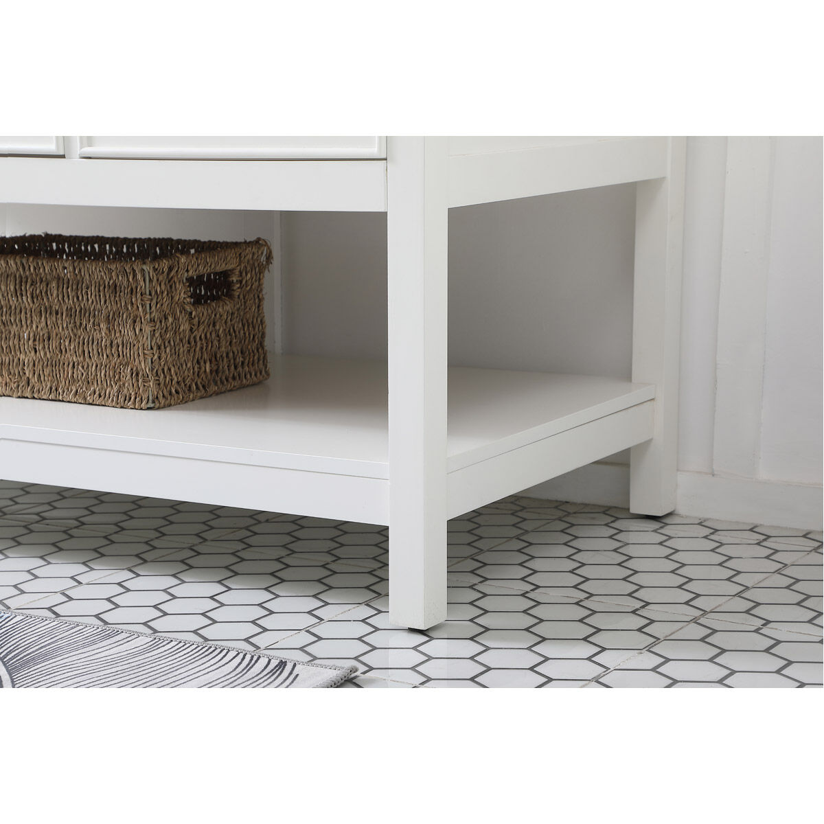 Sinclaire 48 X 22 X 34 inch White Vanity Sink Set