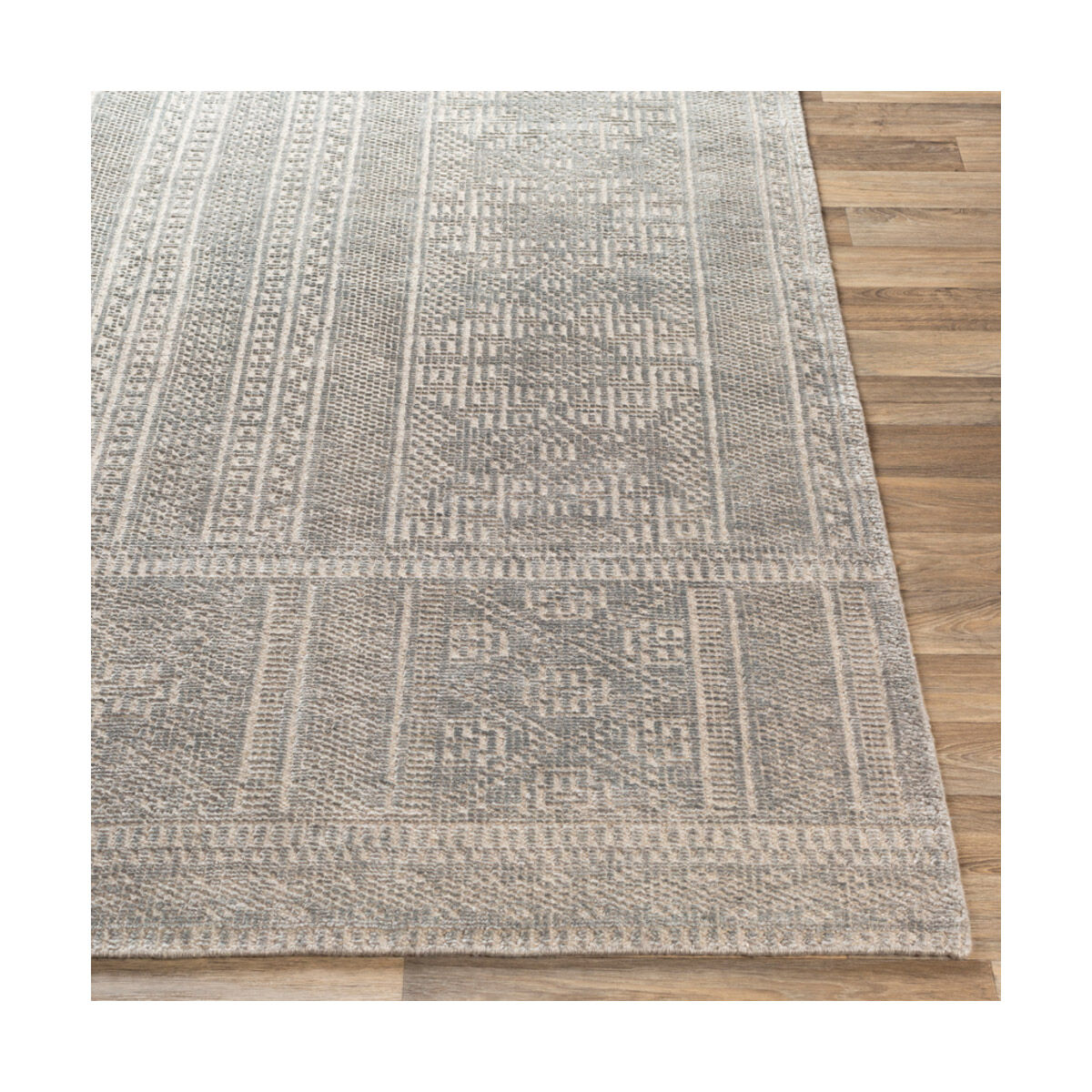 Sylvia 36 X 24 inch Gray Rug, Rectangle