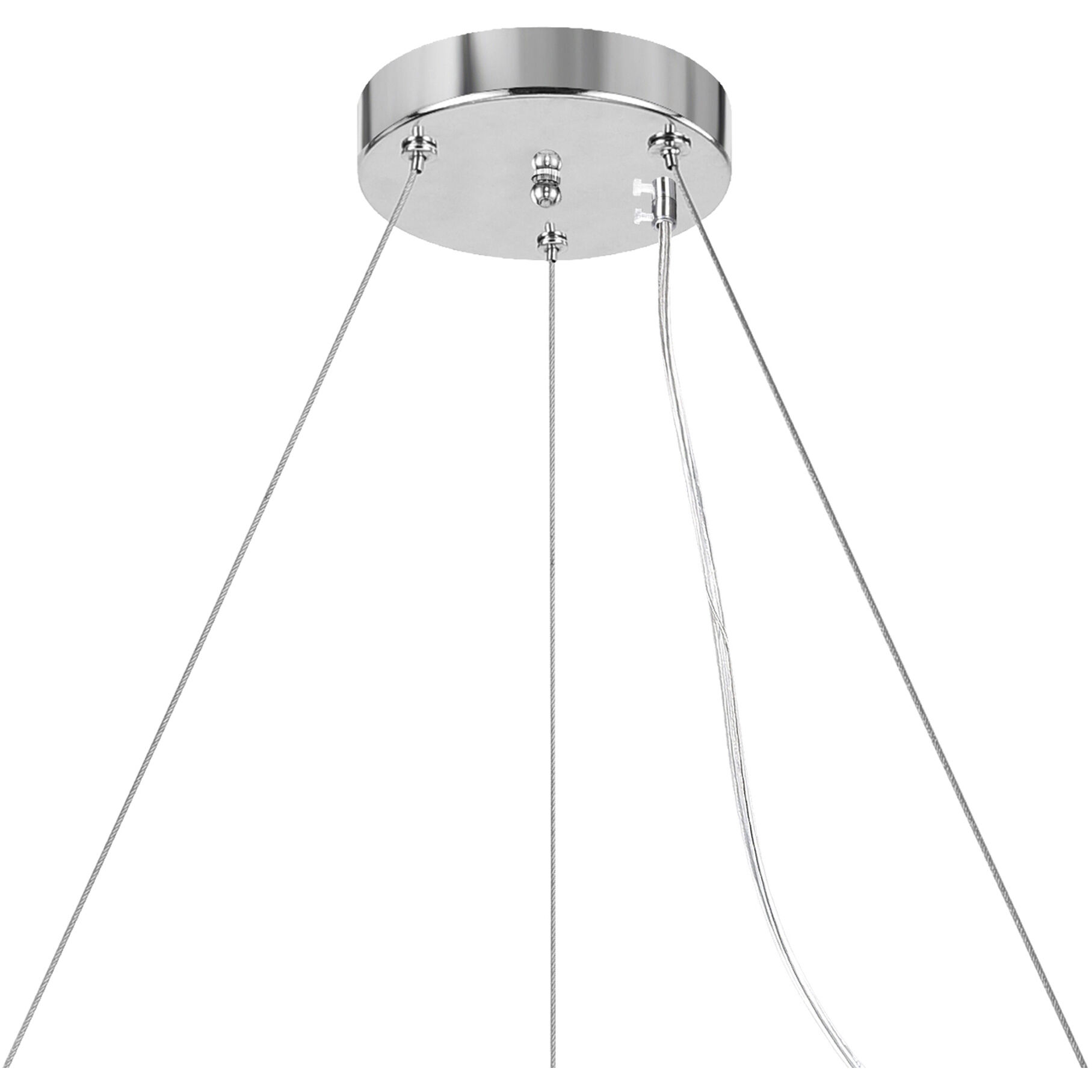 Veronique 12 Light 32 inch Chrome Down Chandelier Ceiling Light