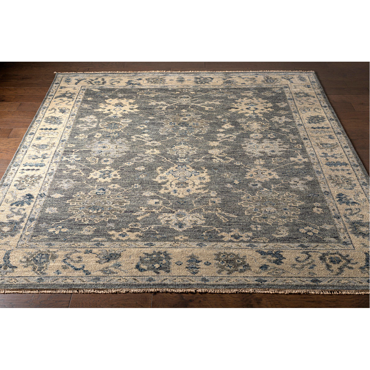 Biscayne 36 X 24 inch Charcoal Rug in 2 x 3, Rectangle