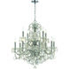 Imperial 12 Light 29.5 inch Polished Chrome Chandelier Ceiling Light in Clear Swarovski Strass