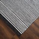 Myra 130 X 94 inch Black/White Rug in 8 x 11