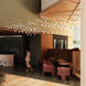Suspenders LED 242 inch Satin Black Pendant Ceiling Light, Multi-light