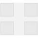 Panel light 24 inch White Panel Light Ceiling Light, Pack of 4