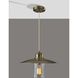 Kieran 15 inch Antique Brass Pendant Ceiling Light