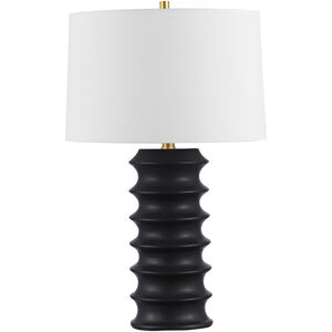Terence 26.75 inch 150.00 watt Matte Black Decorative Table Lamp Portable Light